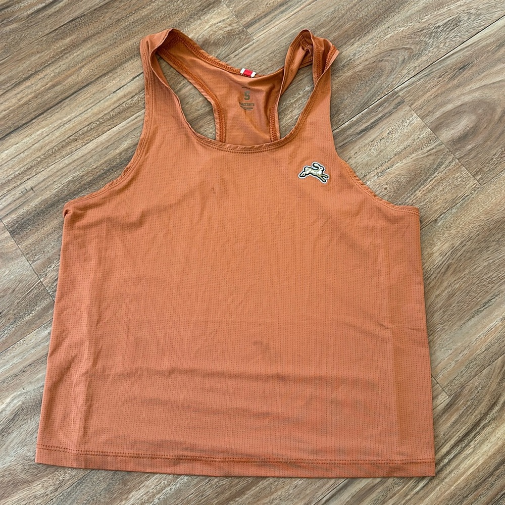 COPY - GUC tracksmith twilight crop - ORANGE